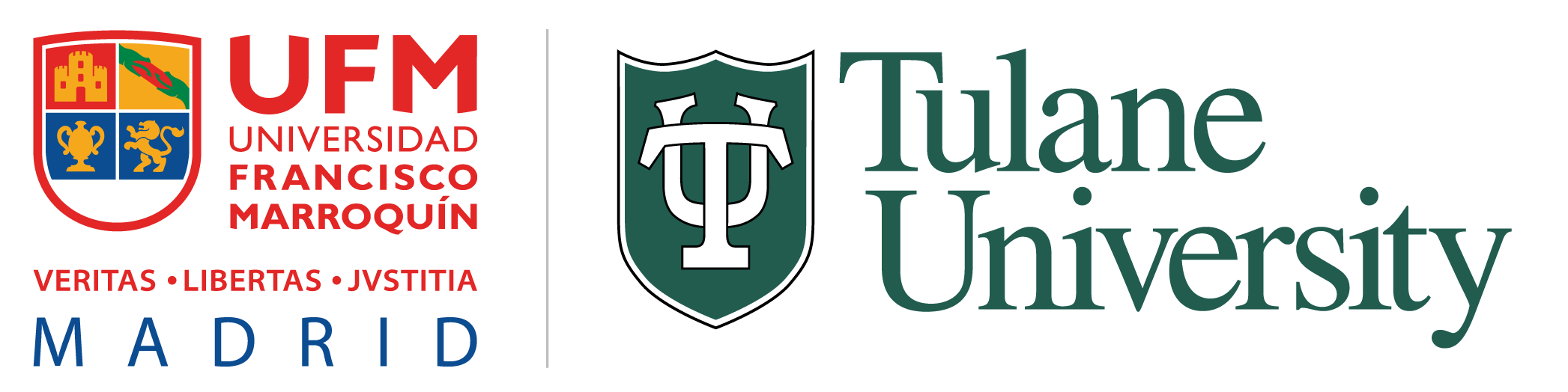 Logo Tulane y UFM Madrid